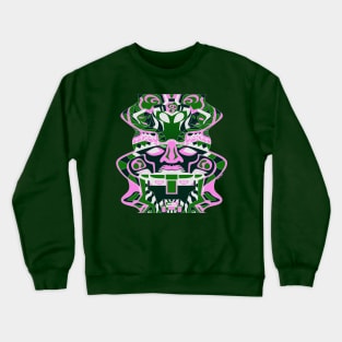 lighting olmec alien head ecopop Crewneck Sweatshirt